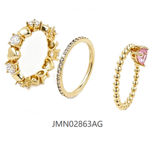 Sweetheart Trio Ring Set